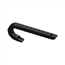 Internal Height 15mm Small semi-enclosed type cable drag chain non-openable / e-chain replacement / IGUS replacement cable carrier